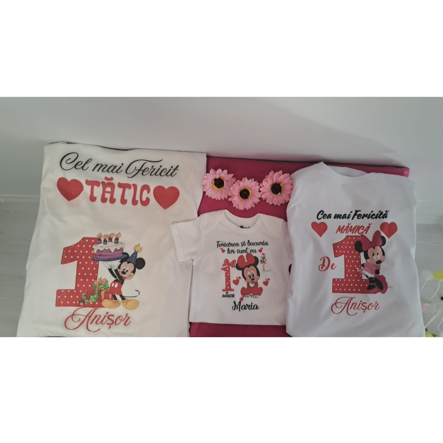 Set tricouri petrecere 1 an