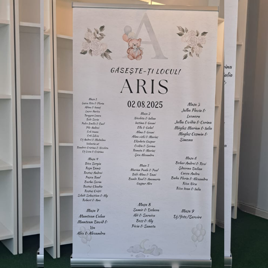 Opis lista de invitati- Roll up